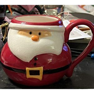 Santa Whole Body 3D Holidays Christmas Coffee Tea Eggnog Mug